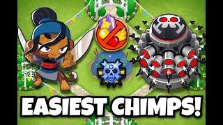 NEW Easiest Quad CHIMPS Black Border Guide (No Abilities/Micro/Geraldo) l Update 46.3 (Bloons TD6)