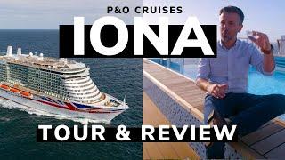 Iona Cruise Ship by P&O Cruises Tour & Review in 4K || Things to do & food onboard