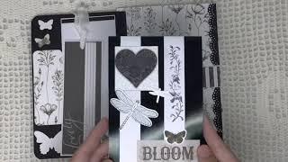 Let's Use Our Black & White Papers, Happy Mail Junk Journal Page Ideas