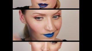 How to wear a blue lip (and coral lip)