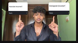 Youtube income? Instagram income? 10k subscribers Q&A