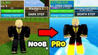 Beating Blox Fruits as Sanji! Lvl 1 to Max Lvl Noob to Pro in Blox Fruits