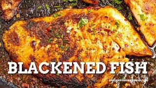 Blackened Fish Recipe (Spicy Fish Dinner! Works with Any Type of Fish)