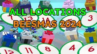 All Present Locations In Bee Swarm Simulator Beesmas 2024