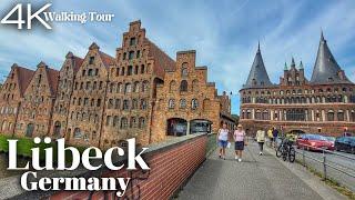 Lübeck, Germany Walking Tour 2023 - 4K UHD