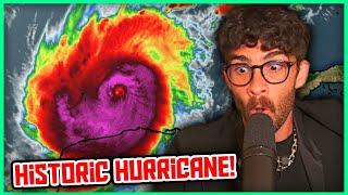 Hurricane Hunters Are Flying INTO Hurricane Milton | Hasanabi Reacts