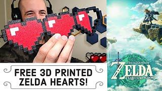 3D Print These Zelda Inspired Health Hearts!