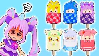 You and Idol PreCure️Cure Kyun Kyun, Cure Ink, Cure Idol, Prirun clay ice cream️Wonderful PreCu...