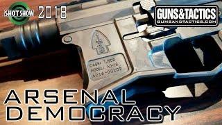 Arsenal Democracy lightens things up - Shot Show 2018