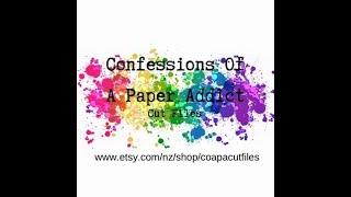 Confession Of A Paper Addict Cutfiles - 12x12 - Snowflake Grid