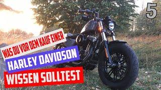 5 Dinge die DU vor dem Kauf einer HARLEY DAVIDSON wissen solltest | 4K Motovlog | Forty Eight