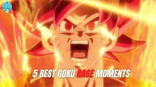 Top 5 Best Goku Rage Moments | DBZ DBS