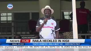 Raila Odinga receives confrontational reception in Kisii