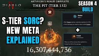 Sorc Back in S-Tier? NEW META EXPLAINED for Pit 132 Diablo 4 Season 4