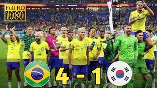 Brazil vs South Korea 4 - 1 I Highlight & Goals I World Cup 2022