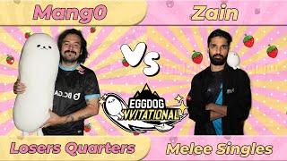 Mang0 (Falco) vs Zain (Marth) - Eggdog Invitational 2024 - Melee Singles: Losers Quarter Finals