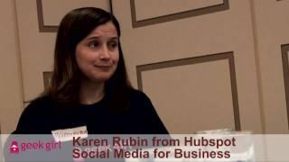 Karen Rubin at GGC on Creating Content