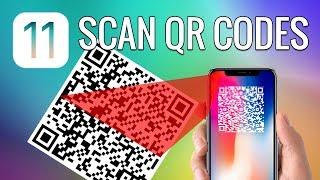 How to scan QR code on iPhone with iOS 11