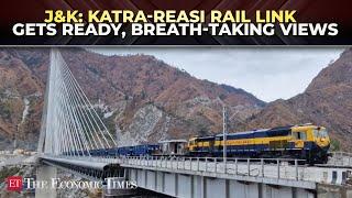 J&K: Train journey with breath-taking views of Pir Panjal; Katra-Reasi rail link gets ready, watch!