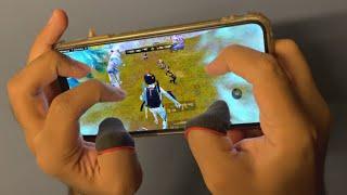 Learn how to play 1vs4 in new event  iphone 14 pro max 5 finger handcam | PUBG MOBILE