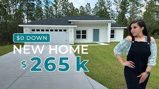 2023 NEW Home in Ocala, FL | Move in Ready | No HOA | Little to $0 Down!!!! |.25 ACRE | Home Tour|