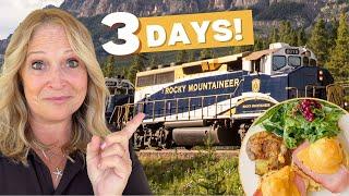 3 Days on Rocky Mountaineer LUXURY TRAIN | Rainforest to Gold Rush