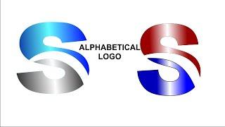 Alphabetical Logo design with letter S (English) (Corel draw x8)