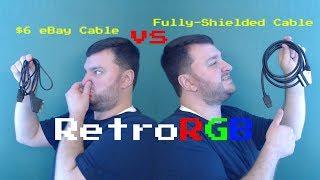 $6 RGB SCART Cable vs High-quality shielded cable