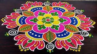 Sankranthi Special Design Rangoli  Sankranthi Festival Rangoli  Sankranthi Pandaga Muggulu  Kolam