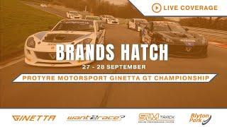 2024 Protyre Motorsport Ginetta GT Championship | Brands Hatch | Round 19 | LIVE