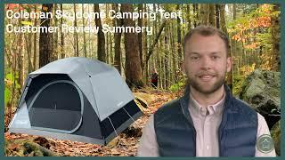 Coleman Skydome Camping Tent Real Customer Reviews: Spacious and Reliable Shelter