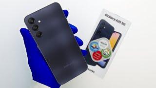 Pure ASMR Unboxing - Samsung Galaxy A25 5G (Blue Black) + First Impressions, Gaming Test️