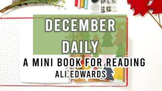 December Daily | Ali Edwards | Making A Mini Book for Reading