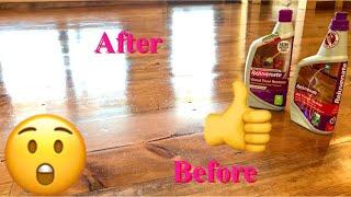 I CAN'T BELIEVE!!..REJUVENATE WOOD FLOOR RESTORER AND WOOD FLOOR CLEANER//ALL IN ONE BOX