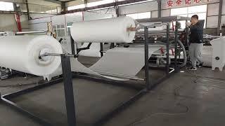 Polyethylene Foam Roll to Sheet Laminating Machine  How To #laminatingmachine #laminating