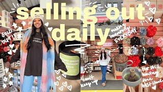 making thousands of dollars of inventory EVERYDAY // small business holiday market vlog, bryant park