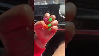 Vibrant expressions , bold and bright 🩷#newnailarts