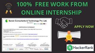 Free Online Internship Certificate | Work From Home Internships | 8 Weeks | Skills Matter