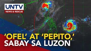 Bagyong Pepito, lalo pang lumalakas habang papalapit sa Bicol; Bagyong Ofel, humihina na