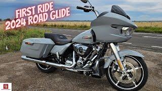 First Ride on a Harley Davidson Road Glide 2024