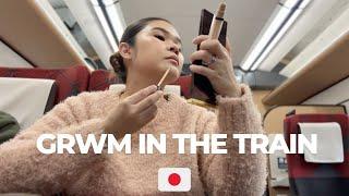 GRWM IN THE TRAIN ( SHINKANSEN )  | ASMR | JEN DE LEON