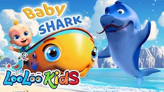 Baby Shark Doo Doo Doo | Fun Songs For Preschool | Kids Can't Stop Watching! | LooLoo Kids