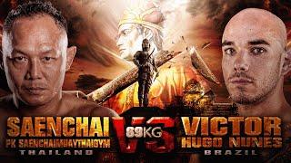 Saenchai VS Victor Hugo Nunes | THAI FIGHT Kard Chuek Phraya Phichai Dap Hak