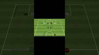 Passing, dribble, scoring ladder drill