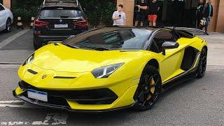 SUPERCARS in BRAZIL Fevereiro de 2023 | Aventador SVJ, Novo Aston Martin DBS, Porsche GT2RS