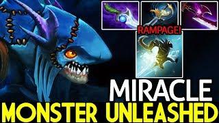 MIRACLE [Slark] Insane Monster Unleashed Rampage Gameplay 7.24 Dota 2