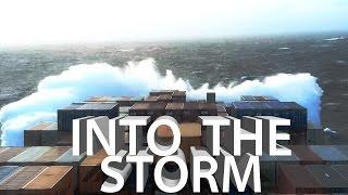 Ship In Storm! Bad Weather and Rough Seas in Atlantic Ocean  | Life at Sea