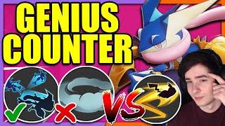 Was going DOUBLE TEAM on GRENINJA 200 IQ vs PIKACHU?! | Pokemon Unite