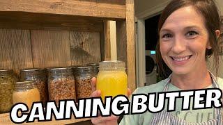 How To Make Butter Shelf Stable For Pantry For YEARS | Canning 101 pt. 2