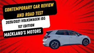 2020/2021 Volkswagen ID3 1st Edition Contemporary Car Review and Road Test with Mackland's Motors